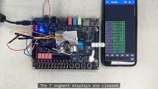 Ultrasonic Distance Measurement System | Intel Cyclone V FPGA | VHDL Project Demonstration