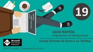 19. Краткое руководство по VBA для Excel | Форматирование текстового поля как даты