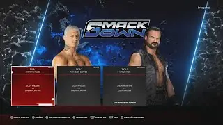 WWE2k25: Happy New Year Ausgabe Smackdown : Three Stage of Hell (09.01.2026 (Vorschau) (Full-HD)