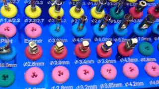 50 pcs Universal Dental Implant Kit trephine Drills, Twist Drills, Conical Drills, Hex Drivers