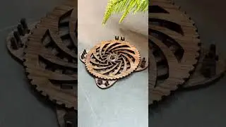 Laser Cut a DIY Fidget Spinner Coaster with xTool S1 Laser Cutter