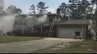 Two Columbia firefighters sent to hospital