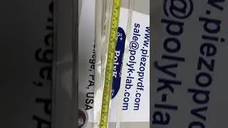 1m long robust and flexible piezo PVDF sensor