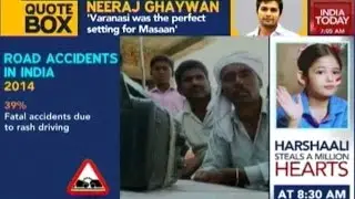 Narendra Modi Voicing His Views On Road Safety