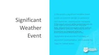 QMSP 5 5 001 Contingency Planning Training Presentation