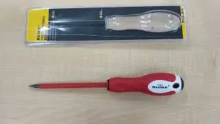 Unboxing the Dual purpose insulated electrical test pen screwdriver by Ruike.
