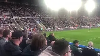 JAMAAL LASCELLES HEADER NEWCASTLE VS BRENTFORD | #shorts #tiktok #football #newcastleunited