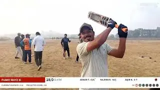  Live Thrilling Cricket ! Funky Boyz XI vs Monu XI - Full Match Summary  - Sadat Pavelion - Tonk