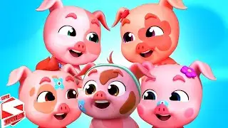 Five Little Pigs Song | ChaChaTv | Sing Along | Nursery Rhymes and Songs for Kids