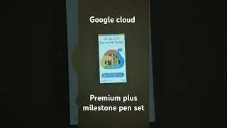 The Google Cloud Premium+ Pen Set & Screen Cleaner. #googlearcade #googleswags