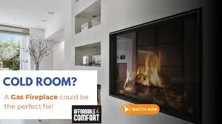 Cold room? A Gas Fireplace might be the perfect fix! | Benefits of a Gas Fireplace