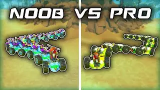 NOOB vs PRO: Mechanical Snake Challenge - It Kept Getting Longer! (Scrap Mechanic Multiplayer)