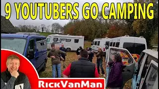 9 YouTubers Go Camping - Ashen Plains November 2023 (4K) (Early Christmas Party)