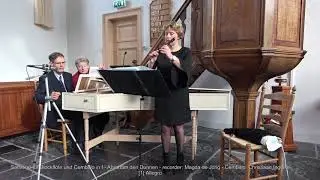 Sonatine in f f&uuml;r Blockfl&ouml;te und Cembalo - Abraham den Dunnen