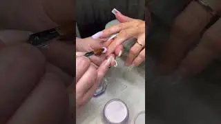 Урок по акриловому методу с одной бусиной для начинающих #acrylicnail
