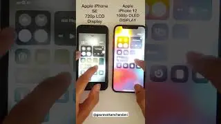 Apple iPhone SE 2020 vs Apple iPhone 12 OLED Display 1080p