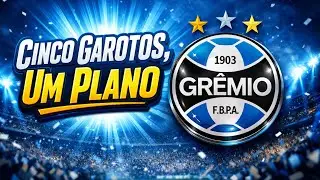 CINCO GAROTOS, UM PLANO DO GR&Ecirc;MIO #Gr&ecirc;mio #Gauch&atilde;o #BaseForte #Lu&iacute;sCastro #FutebolBrasileiro