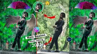 Rain Season Photo Editing PicsArt 2023 ! Baarish vala photo editing ! karna sikhe 🥰 ! Full tutorial
