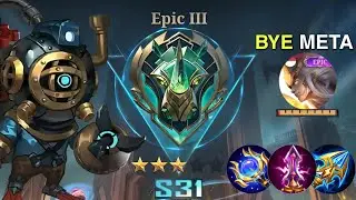 CYCLOPS GAMEPLAY IN NEW SEASON 31 !! R.I.P MARTIS !! CYCLOPS NEW BEST BUILD AND EMBLEM SET 2023 !!