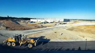 Construction d'une plateforme Intermarché - Neulliac (56) - Timelapse