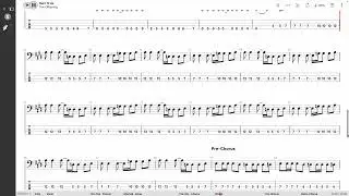 The Offspring - Burn It Up (BASS TAB PLAY ALONG)
