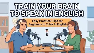 How to Train Your Brain To Think in English | English Podcast for Beginner |Improve English Speaking