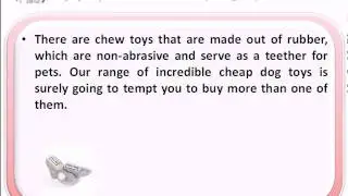 Cheap Dog Toys