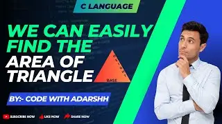 Find the Area of Triangle using 