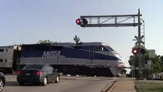 Metra Outbound at Roselle Road, Roselle, IL 09/10/21