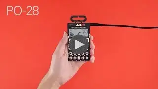 Teenage Engineering Pocket Operator PO-28  Robot Demo