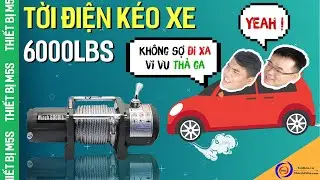 Hướng dẫn lắp đặt tời điện k&eacute;o xe 12V 6000Lbs cao cấp gi&aacute; rẻ
