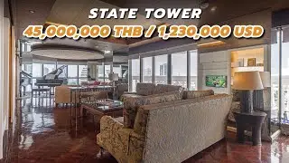 Condo Tour EP.141: Exploring a Condo with Breathtaking Views, State Tower คอนโดหรูหายาก พร้อมอยู่!