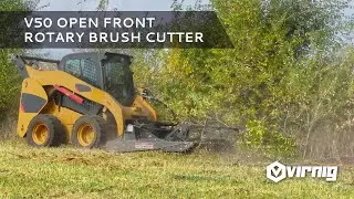 V50 Open Front Rotary Brush Cutter - Skid Steer Attachment