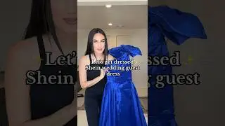 Платье для гостей на свадьбу от SHEIN😳💙