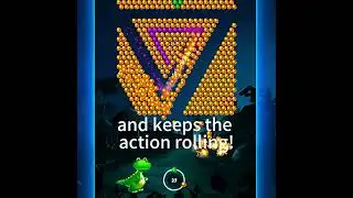Epic Bubble Shooter Chain Reaction | Insane Dragon Combo & Coin #puzzlegame