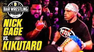 Nick Gage vs. Kikutaro | Deathmatch Icon Meets Comedy Chaos in a Wild Singles Match | Bar Wrestling