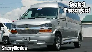 ПРАКТИЧЕСКИ НОВЫЙ! 9-местный фургон Chevrolet Conversion 2022 года | Обзор Sherry