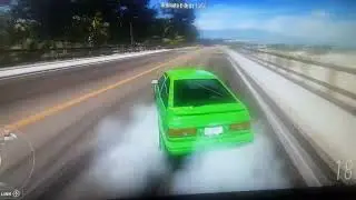 quick demo Forza Horizon 5 (FH5) Toyota Trueno with DEANKDX tune (ideal forzathon live drift car)