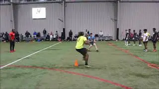Grand Blanc 2021 RB Anthony Pittman highlights from the Rising Stars Scouting Workout