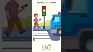 Dop 2 (Delete One Part) Help to cross the road #shortsfeed #short #dop2 #shortvideo #dop5 #viral