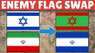 Exchanging Flag Colors of Enemy Countries ⚔️🚩 | Fun with Flags 🌍