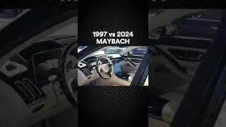1997 vs 2024 MAYBACH #shortsvideo #maybach #maybachs680 #maybachsclass