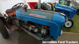 1962 Fordson Dexta 2.4 Litre 3-Cyl  Diesel Tractor (32 HP) Newark Vintage Tractor Show 2021