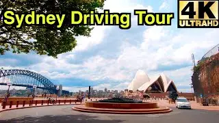 [4K] SYDNEY DRIVING TOUR 🚙 | LANE COVE to OPERA HOUSE | Sydney Australia 🇦🇺