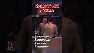 Are these the best point down moments in mma?