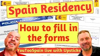 How to Fill in the Forms for Spain Residency