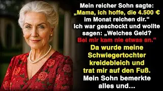 Als ich ihre Geheimnisse sah, trat meine Schwiegertochter mir auf den Fu&szlig;, damit ich nichts sage.