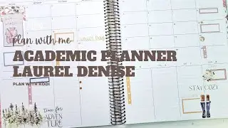 Plan With Me | Academic Planner | September | Laurel Denise | The Happy Planner
