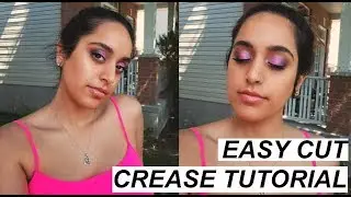 CUT CREASE TUTORIAL FOR BEGINNERS | HOW TO CUT IT | TotallyTayy