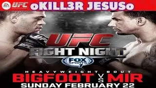 Antonio Silva vs Frank Mir Full Fight UFC Fight Night 61 Bigfoot vs Mir I EA Sports UFC PS4 XBOX ONE